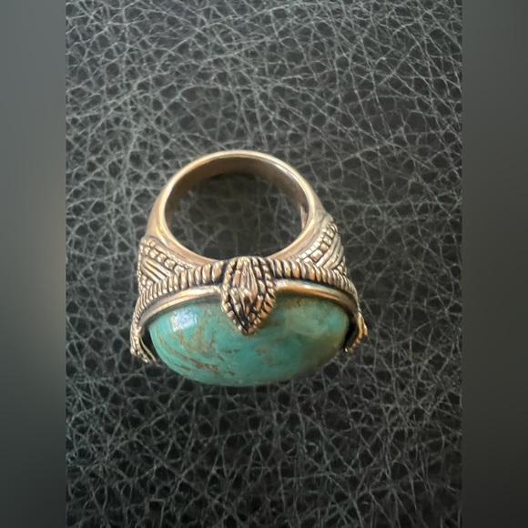 Studio Barse Ring Bronze and Turquoise Size 7 - Picture 14 of 14